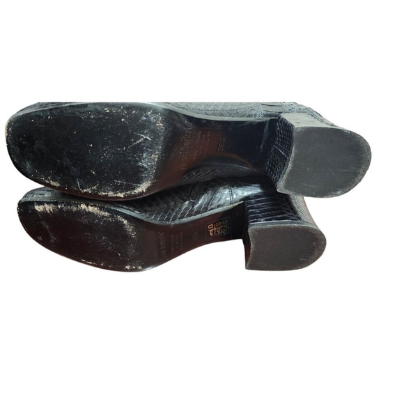 Gianni Barbato archive rare Python Leather black ankle boots shoes Size: EU 39.5 - Picture 11 of 12